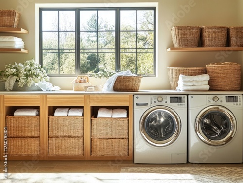 Laundry Room with Washer and Dryer
