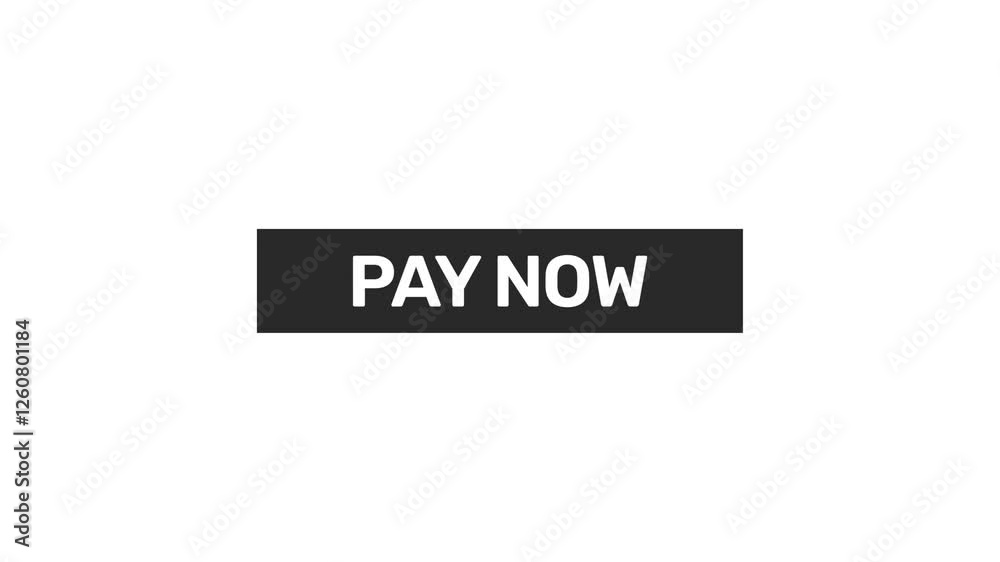 Pay Now button animation with Mouse Click, transparent background. Pay Now button animation with Mouse Click, transparent background.