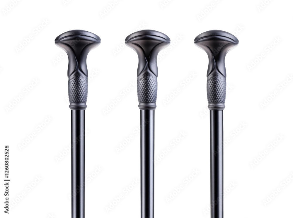 Walking canes for mobility home product studio isolated on transparent background, png