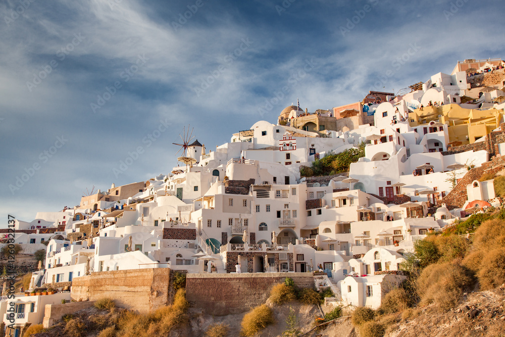 beautiful Santorini island in Greeece beautiful Santorini island in Greeece