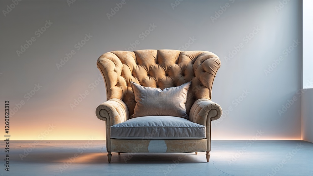 Fototapeta premium Modern and Cozy Sofa Design for Stylish Interior Spaces