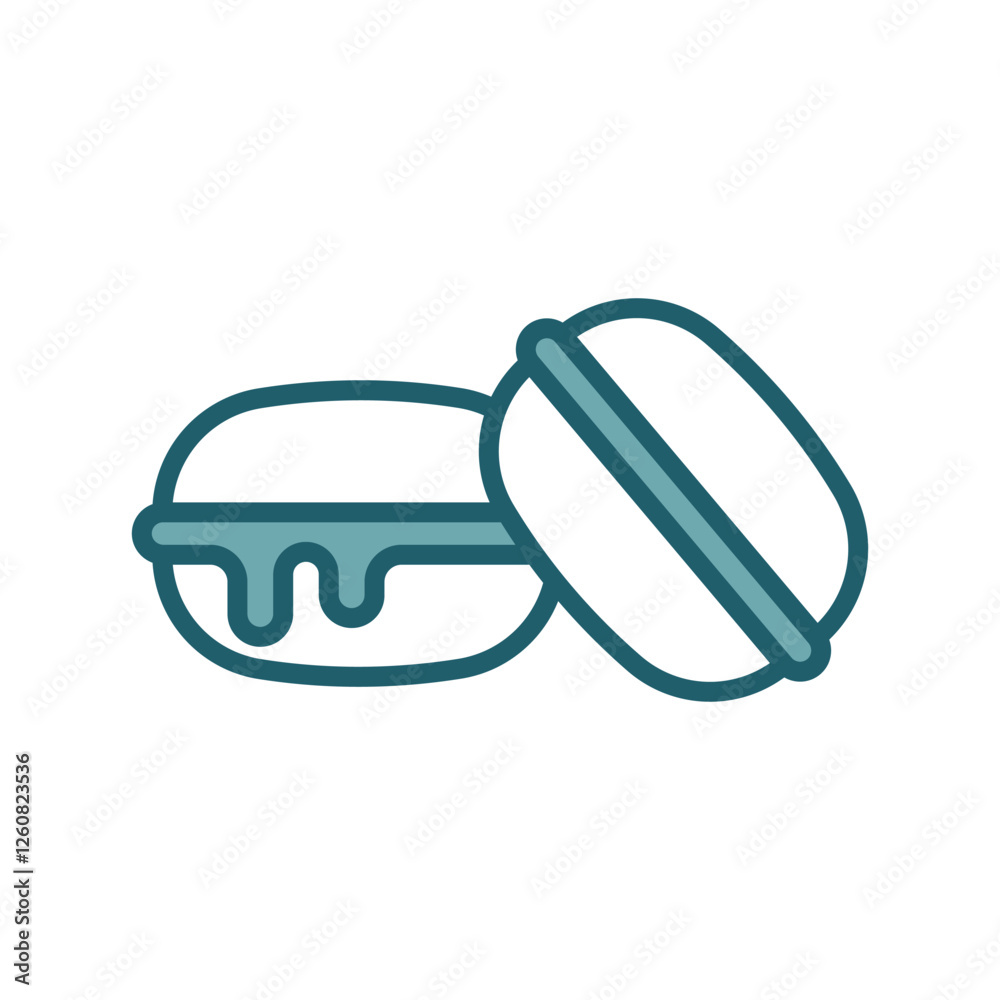 macaron icon vector design template simple and clean macaron icon vector design template simple and clean