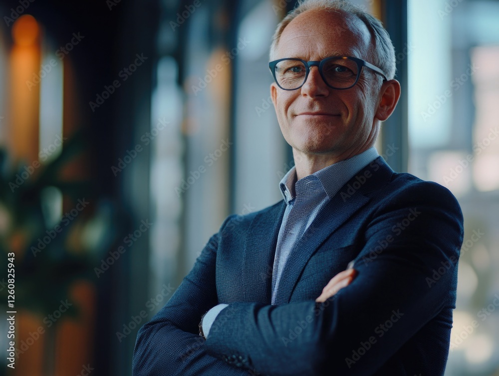 Fototapeta premium Man in suit and tie