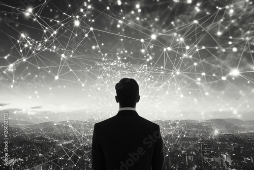 Man Looking at City