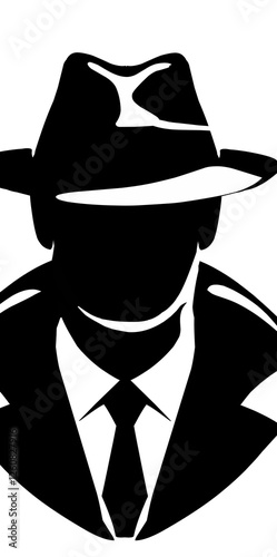 Silhouette of character in different poses