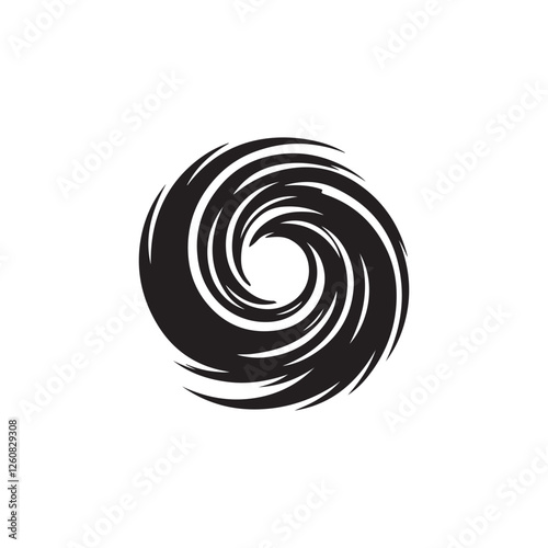 Black hole swallowing light silhouette
