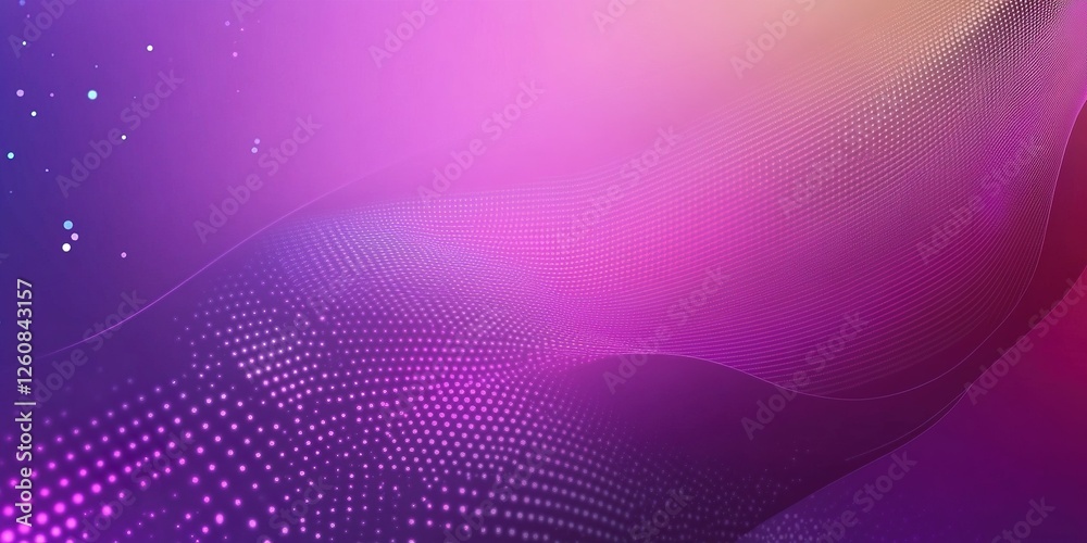 Vibrant purple and pink abstract wave pattern with soft gradients and sparkling highlights Vibrant purple and pink abstract wave pattern with soft gradients and sparkling highlights