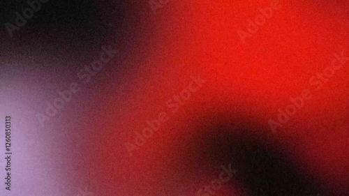 Dark red grainy background. Red gradient background, slow animation motion graphic. Grain texture effect