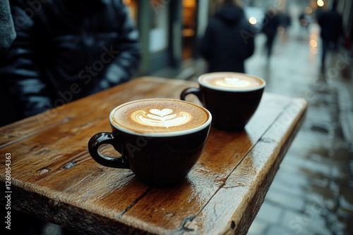 Friends Having Coffee