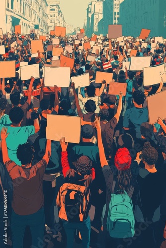 Protestors rally for change