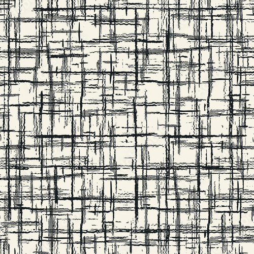 Black And White Broken Grid Pattern