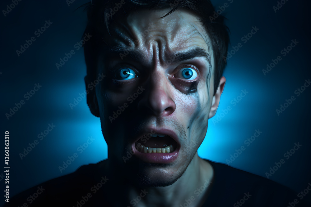 Emotional Expression of Fear in a Minimalist Studio Setting Emotional Expression of Fear in a Minimalist Studio Setting