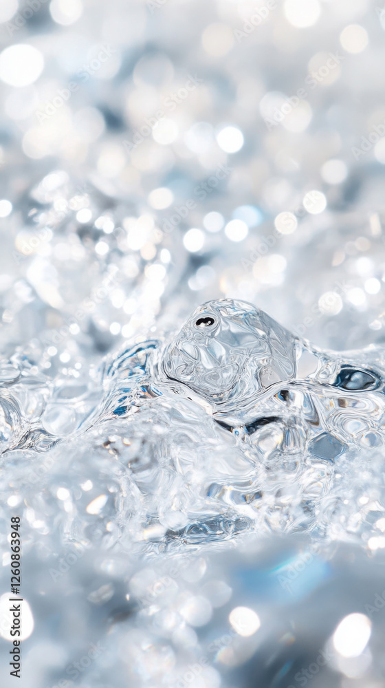 Sparkling water ripple abstract close up with shimmering light reflection Sparkling water ripple abstract close up with shimmering light reflection
