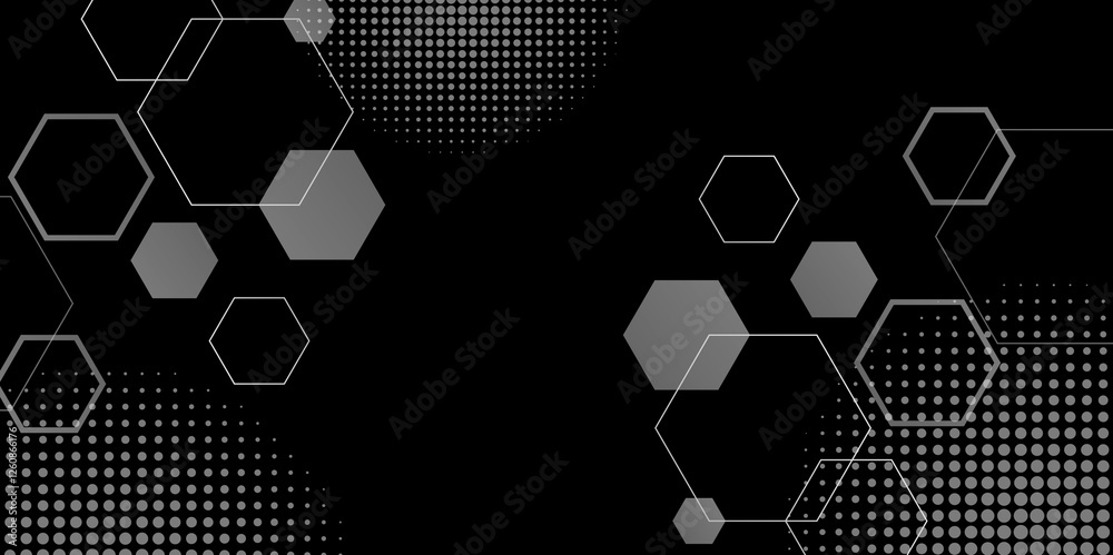 Abstract Modern colored poster for sports Light out technology and with neon hexagon and triangles. halftone pattern dot background texture overlay grunge distress linear vector illustration.