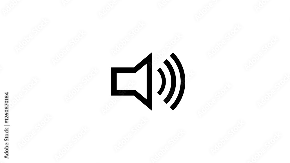 speaker icon , speaker volume icon isolated on white background. speaker icon , speaker volume icon isolated on white background.