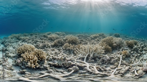 Bleached Coral Reef: A Stark Reminder of Climate Change