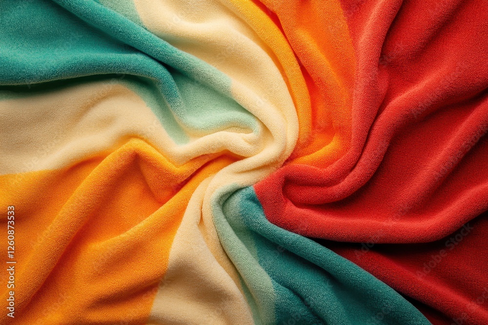 Vibrant hues of a cozy blanket swirl together in warm harmony, inviting relaxation and comfort on a soft afternoon Vibrant hues of a cozy blanket swirl together in warm harmony, inviting relaxation and comfort on a soft afternoon