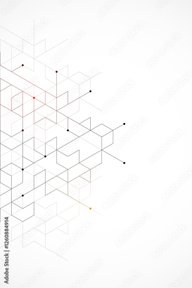 Hexagons pattern. Geometric abstract background with simple hexagonal elements. Creative idea for medical, technology or science design Hexagons pattern. Geometric abstract background with simple hexagonal elements. Creative idea for medical, technology or science design