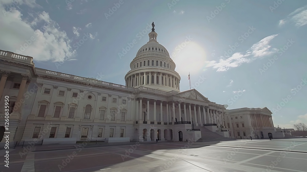 Fototapeta premium United States Capitol Building in Washington DC, United States of America.