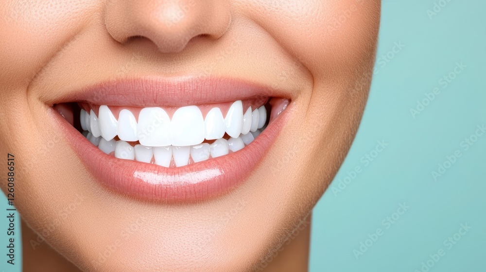 Fototapeta premium Cosmetic dental implants and oral care enhancing smiles with expert dentist services