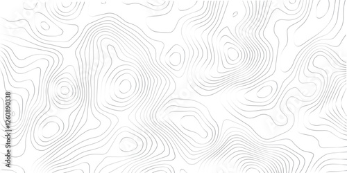 Seamless Grid Pattern Combining Topography, Technology Lines, and Discovery Areas Represented in Geometric Styles
