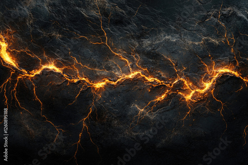 Highly detailed neural network with branching dendrites and bioluminescent synapses, showcasing the transmission of electrochemical impulses in a dark background 