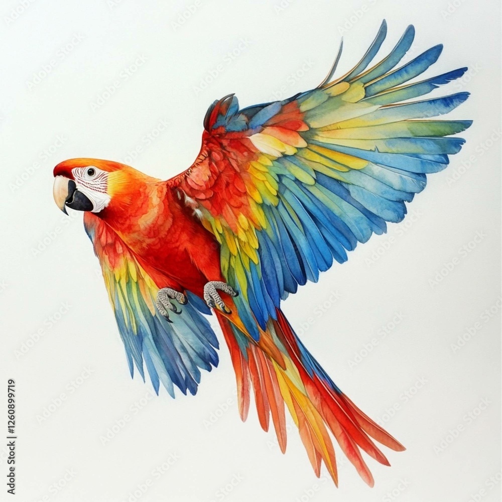 Fototapeta premium blue and yellow macaw