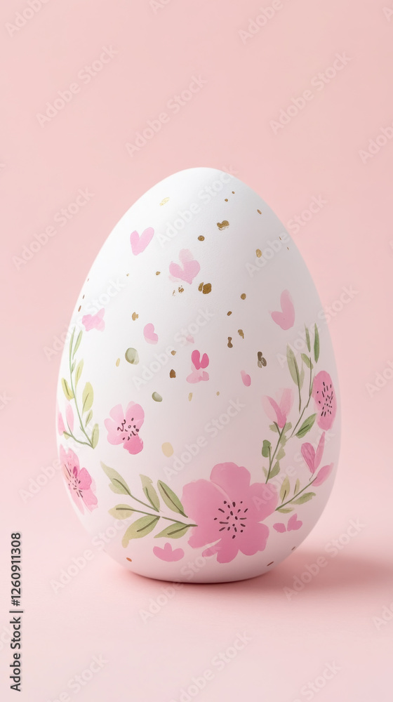Elegant easter card design with intricate gold details and floral motifs Elegant easter card design with intricate gold details and floral motifs