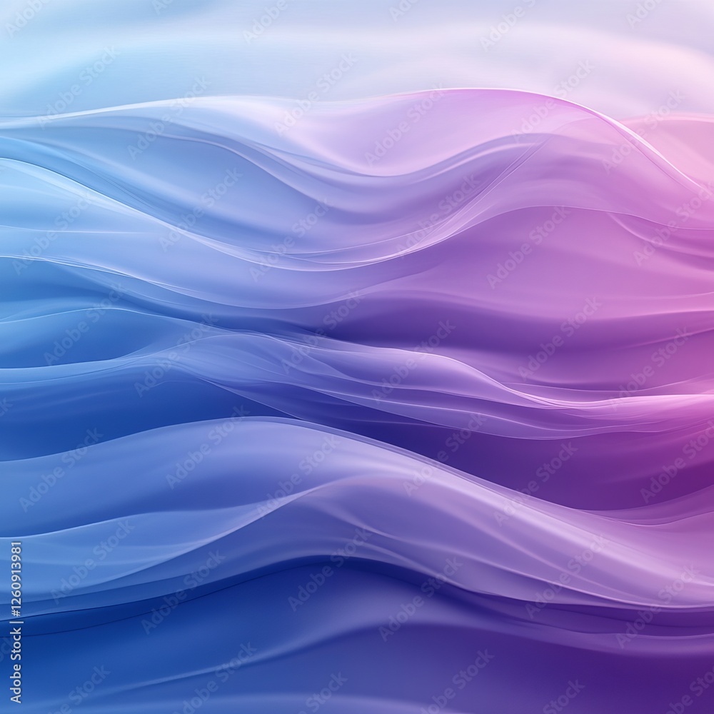 Fototapeta premium Flowing Wavy Background with Elegant Gradient Effect