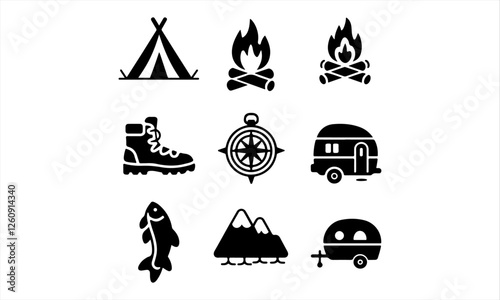 Mega set of icons in trendy line style. Business, ecommerce, finance, accounting. Big set Icons collection. Vector illustration