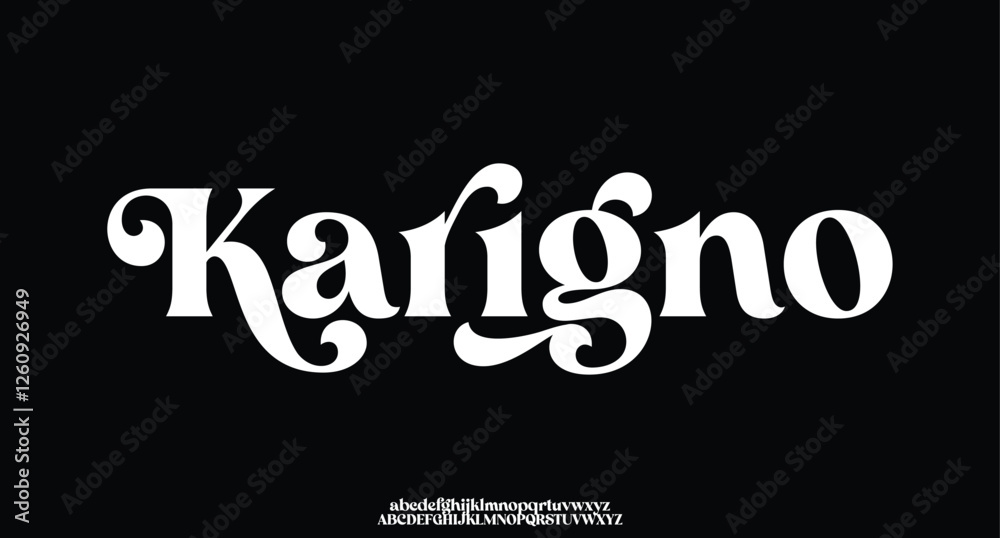 Classy elegant font, vintage type or luxury premium typeface, vector English royal alphabet. Classic typography in modern or old art deco style, serif letters for modern or retro poster font
