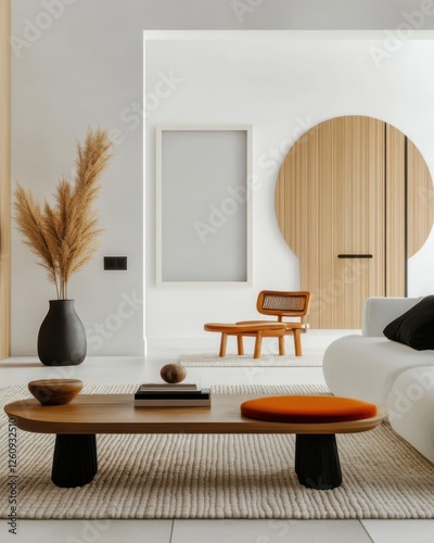 Modern Living Room Design Featuring Chic Furniture And Cozy Decor Accents In A Bright And Spacious Interior Setting