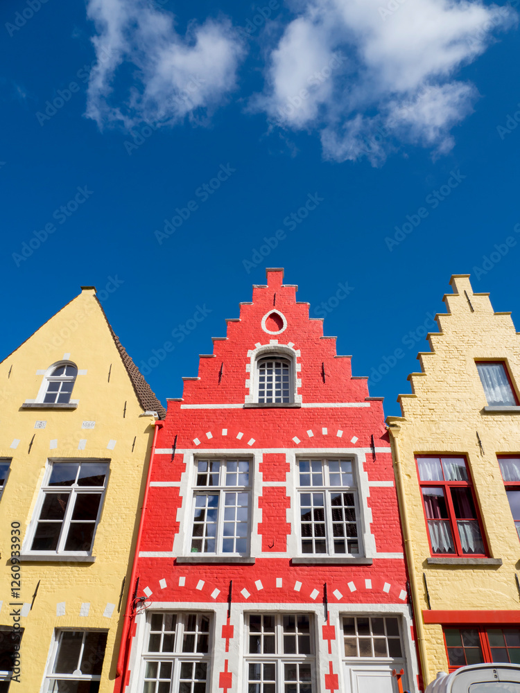 Fototapeta premium Belgium, Bruges, architecture detail