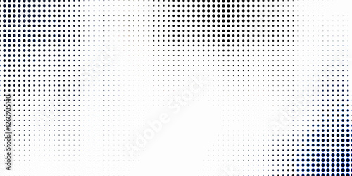 Grunge halftone gradient background. Faded grit noise texture. White and black sand wallpaper. Retro pixelated backdrop. Anime or manga style comic overlay. Vector graphic design