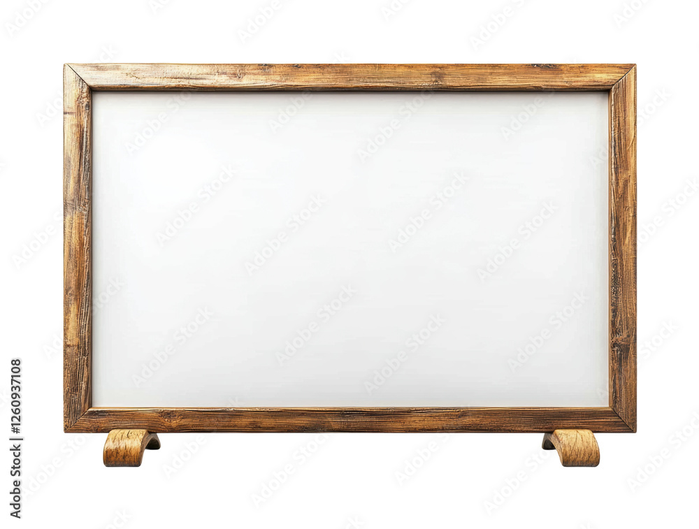 Display frame for showcase isolated on transparent background - Generative AI Display frame for showcase isolated on transparent background - Generative AI