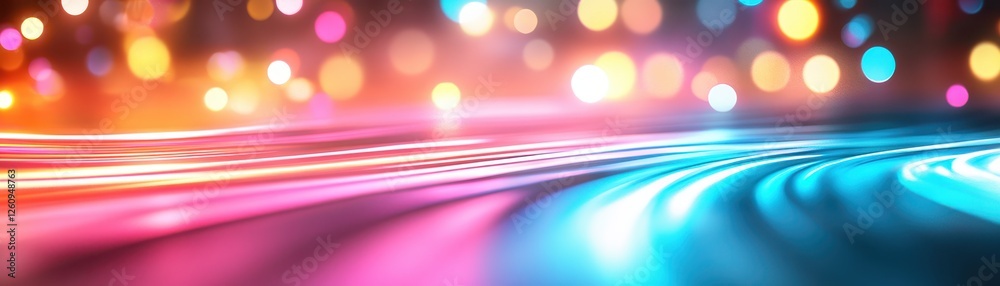 Abstract colorful lights background, dazzling display of luminous textures and vibrant colors Abstract colorful lights background, dazzling display of luminous textures and vibrant colors