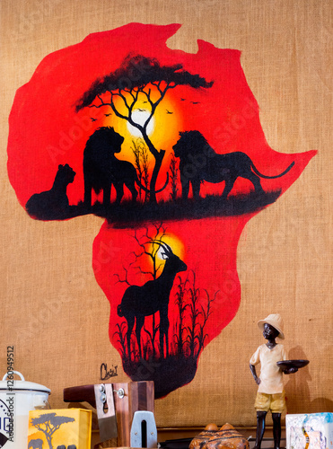 Obraz na płótnie Africa cliches w salonie