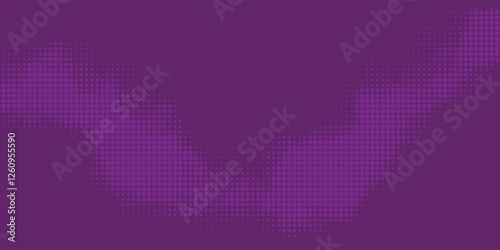Abstract dots halftone pattern purple color gradient texture background vector illustration modern