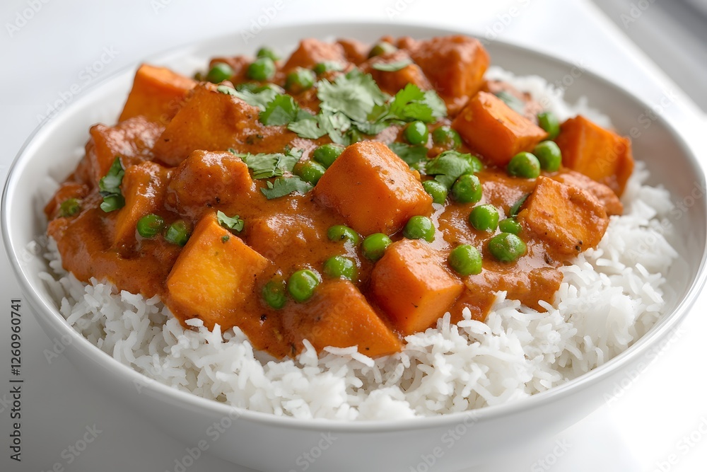 Delicious paneer tikka masala in a black bowl. Delicious paneer tikka masala in a black bowl.