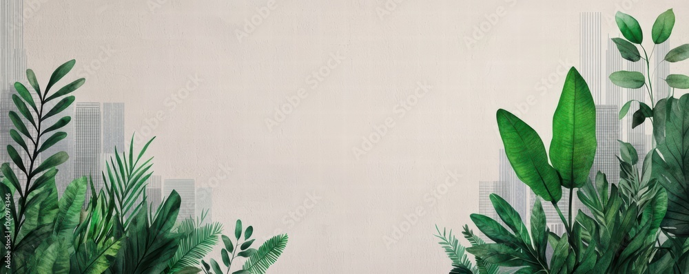 A serene, minimalist design featuring lush green leaves against a light backdrop, perfect for nature-themed projects or backgrounds. A serene, minimalist design featuring lush green leaves against a light backdrop, perfect for nature-themed projects or backgrounds.
