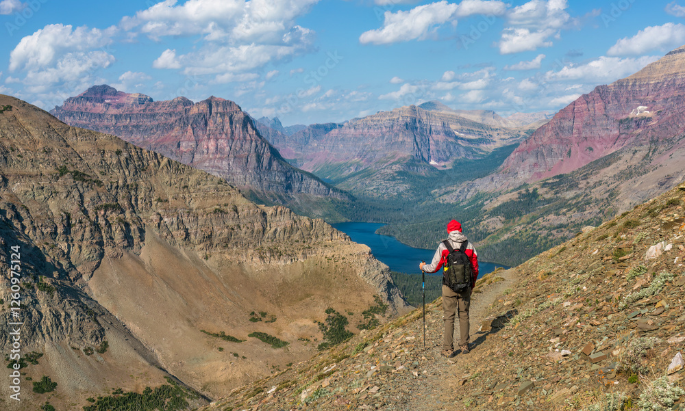 Continental Divide Trail to Scenic Point - Glacier National Park -with views of Two Medicine lake Continental Divide Trail to Scenic Point - Glacier National Park -with views of Two Medicine lake