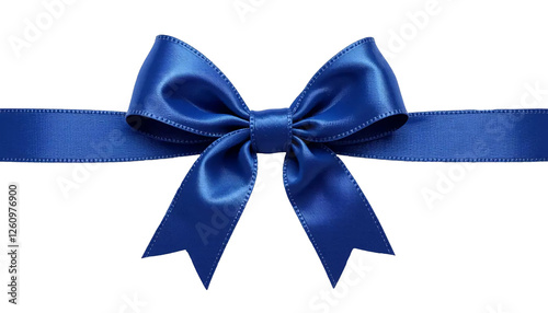 blue bow on white background png art blue ribbon