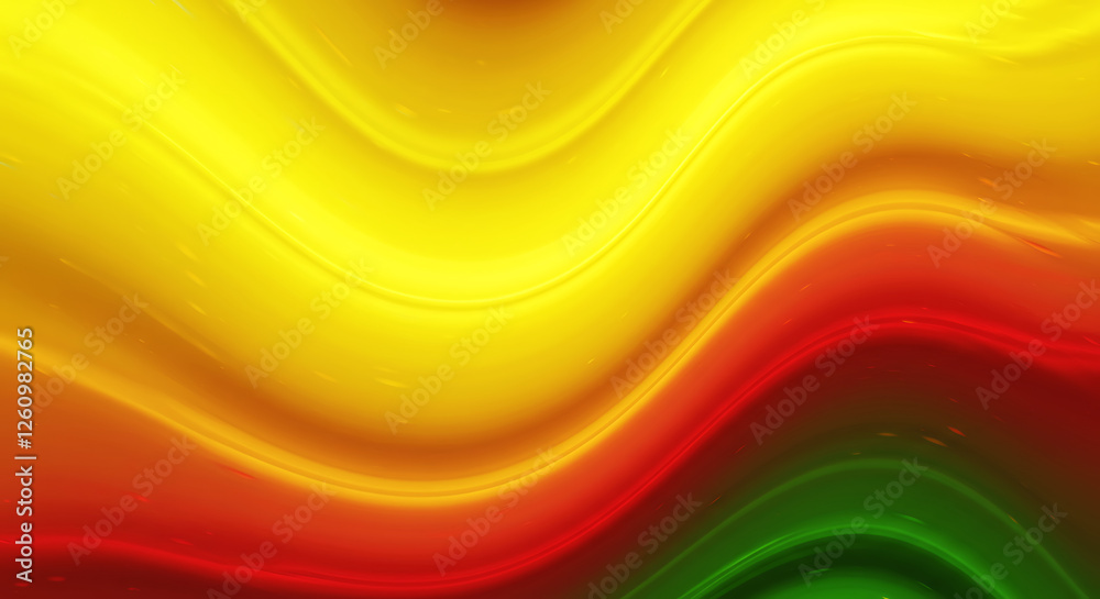 Obraz premium Dreamlike Motion of Ethereal Light Waves in a Cosmic Space Setting