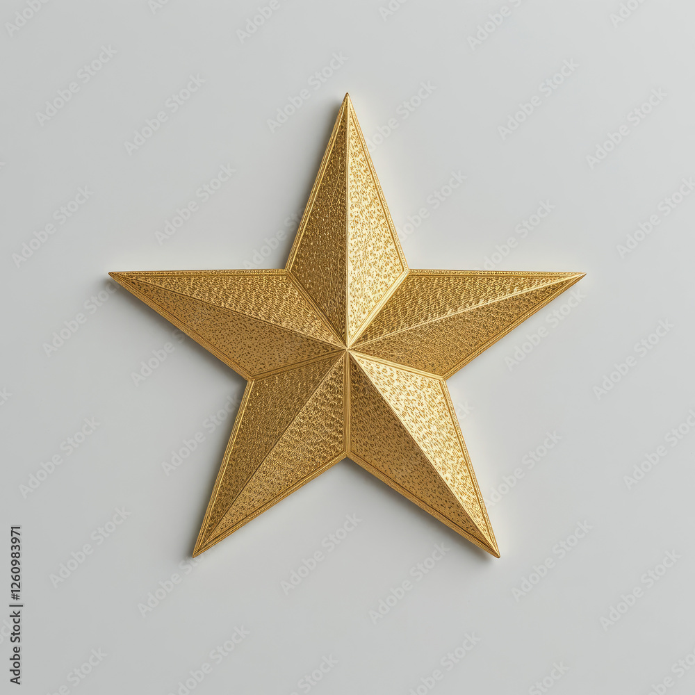 Obraz premium golden christmas star
