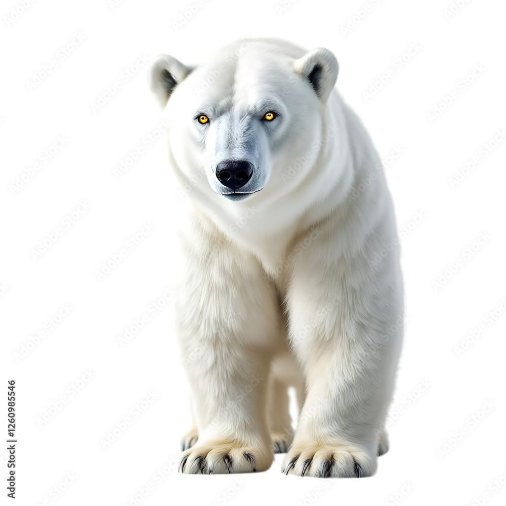 Majestic Polar Bear with Glowing Eyes Digital Art Print High Resolution Wildlife Image Stock Photo Majestic Polar Bear with Glowing Eyes Digital Art Print High Resolution Wildlife Image Stock Photo