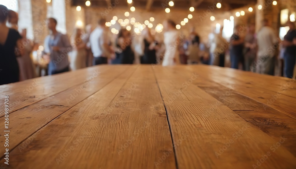 Empty wooden table counter top and restaurant blur background with bokeh image High quality photo 4 Empty wooden table counter top and restaurant blur background with bokeh image High quality photo 4