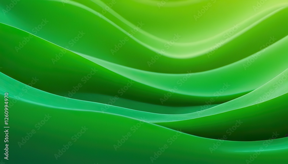 Green wave abstract background design element - curves banner Green wave abstract background design element - curves banner