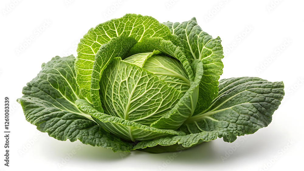 Obraz premium cabbage isolated on white background