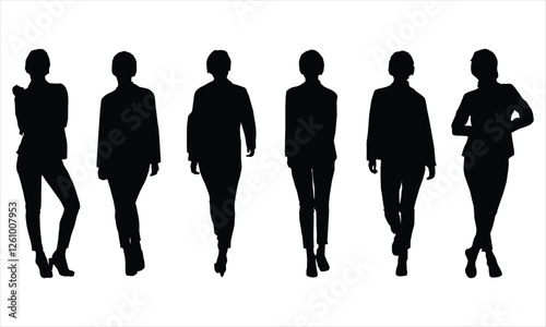 silhouettes of women 