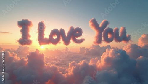 love in the sky Clouds Writing 